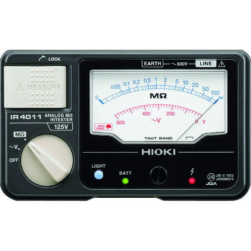 HIOKI アナログ絶縁抵抗計（単レンジ） IR4011-11
