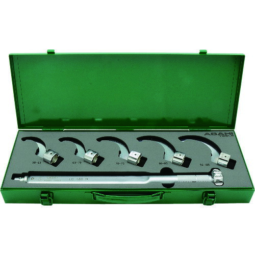ASH トルクレンチ引掛スパナセットLC180N付 6pc