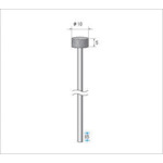 ナカニシ 電着ダイヤモンドバー 円筒型 φ10×5×軸φ3 #120