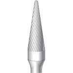 ナカニシ 超硬カッター テーパー型 シングルカット φ10×30×軸φ6 14°