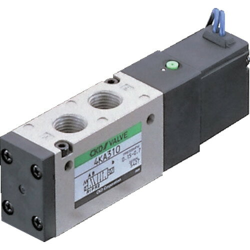 CKD 電磁弁 パイロット式5ポート弁セレックスバルブ 4Kシリーズ 5.6C Rc1／4 AC200V