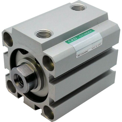 ★特徴★ シリンダの全長を究極にまで短くした角形、省スペースシリンダです。ロッド先端にめねじを設置しており外部取り付けが可能です（おねじタイプもあります）。六角穴付きボルトでダイレクトに設置が可能（通しボルト・ねじ込の両方の取り付けが可能）です。 ★用途★ ロボットハンド・クランプ・昇降・位置決め・圧入などに。 ★商品スペック★ 仕様・規格 チューブ内径(mm)：32 ストローク(mm)：5 配管ポート口径：Rc1/8 チューブ内径(Φ)：32 使用圧力(MPa)：0.1〜1.0 接続口径：Rc1/8 適合シリンダ内径(mm)：32 仕様・規格2 複動・片ロッド形 クッション：なし シリンダスイッチマグネット：なし 使用流体：圧縮空気 周囲温度：-10〜60℃（凍結なきこと） 入数 1個 注意事項 シリンダに横荷重がかからないように配慮してお使いください。 質量・質量単位 122g 製造国 日本 品番 SSD-32-5 JANコード 4547431032843 メーカー名 CKD（株）