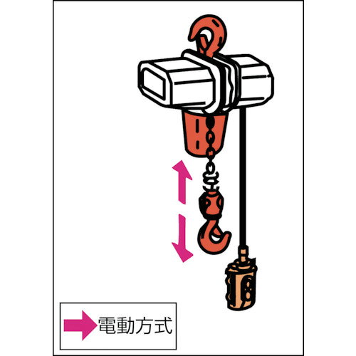 象印 ベータ型小型電気チェンブロック 定格荷重125KG 揚程6M （βS-012 6m）