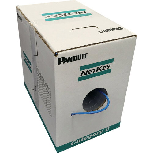 PANDUIT LANケーブル NetKeyTM Cat6 UTPケーブル 青 NUV6C04BU-VE