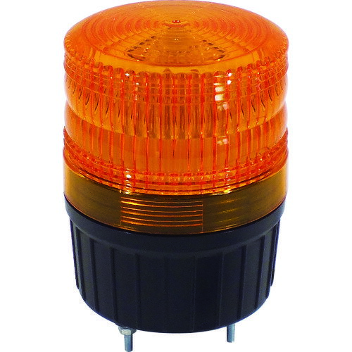 NICHIDO 小型LED回転灯 LEDフラッシャーランタン90 100V 黄