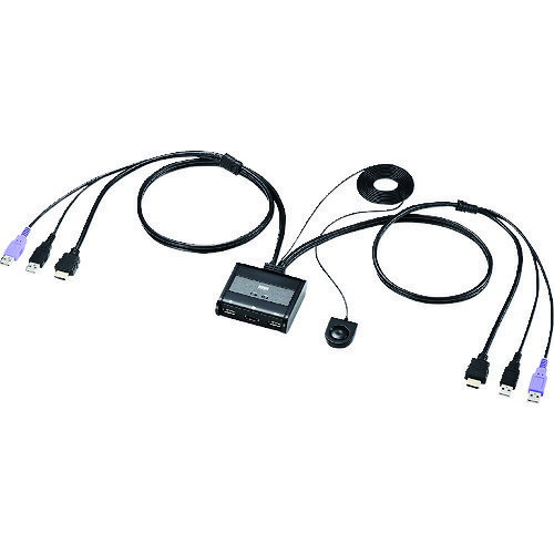 樂天商城 - SANWA HDMI対応手元スイッチ付きパソコン自動切替器（2：1）