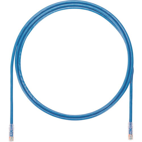 樂天商城 - PANDUIT カテゴリ6A UTPパッチコード 24AWG単線 ケーブル径：Φ6.4mm 20m 青 UTP6AX20MBU