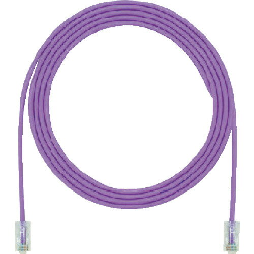 PANDUIT カテゴリ6細径パッチコード 10m 紫 UTP28SP10MVL