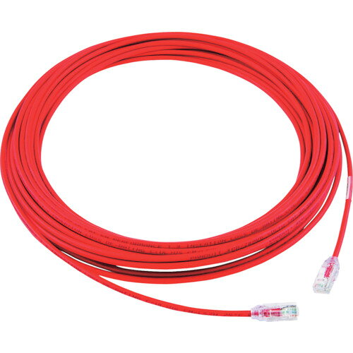 樂天商城 - PANDUIT カテゴリ6A細径パッチコード 15m 赤 UTP28X15MRD