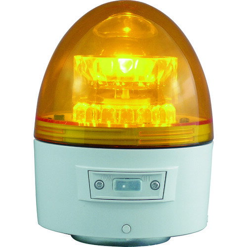 Rakuten - NIKKEI ニコカプセル VL11B型 LED回転灯 118パイ 黄