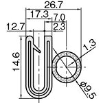 IWATA クッション トリムシール 4100?Aシリーズ （5M） 1.6mm用