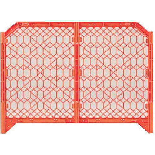 DIC ディックSPフェンス 1500×1200 （ベースウエイト別売り） オレンジ