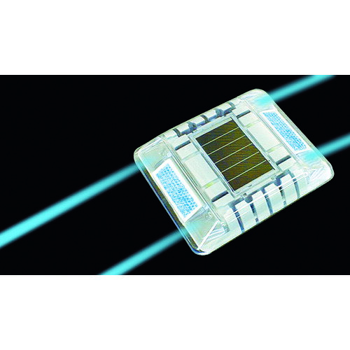 CATEYE ルミナスアイ・マイティ ソーラー式常灯 両面 青
