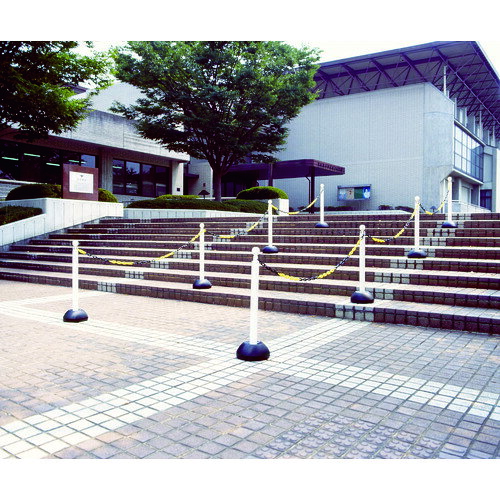 TRUSCO プラチェーン 6MMX50M 蛍光イエロー