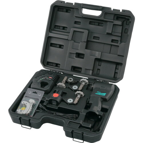 和TOOL 和多屋のREX 電動フレア RF20S2 （本体・バッテリー・充電器・ケース・クランプX3・クランプライナ・チューブカッター付）｜アングル2