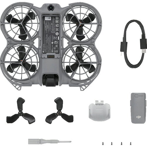 ★特徴★ DJI Neo 2は、ジェスチャー操作、SelfieShot、ActiveTrackなどの多彩な機能に加え、全方向障害物検知を備えた、DJI史上最もコンパクトなドローンです。よりクリエイティブな飛行を実現します。初めての方でもすぐに使いこなせます。あなた専用のフォローショットに最適なカメラドローンとして、最高の瞬間をいつでも撮る準備ができています。ドローン、1つのインテリジェント フライトバッテリー、プロペラガードが含まれています。 ★用途★ 撮影に。ドローンに。 ★商品スペック★ 仕様・規格 重量(g)：151(DJI Neo 2デジタルトランシーバー非搭載時) 重量(g)：160(DJI Neo 2デジタルトランシーバー搭載時) サイズ(長さ×幅×高さ)(mm)：147×171×41(プロペラガード装着、DJI Neo 2デジタルトランシーバーなし) サイズ(長さ×幅×高さ)(mm)：167×171×54(プロペラガード装着、DJI Neo 2デジタルトランシーバー装着時) 最大飛行時間(分)：約19(プロペラガード装着時は約17分) セット内容・付属品 DJI Neo 2 インテリジェント フライトバッテリー DJI Neo 2 スペアプロペラ（1組） DJI Neo 2 スペアプロペラねじ×4 ドライバー DJI Neo 2 プロペラガード（1組） DJI Neo 2 ジンバル プロテクター USB-C-USB-C データケーブル 入数 1台 質量・質量単位 209g 製造国 中国 品番 D251113030 JANコード 6937224131767 メーカー名 DJI　JAPAN（株）