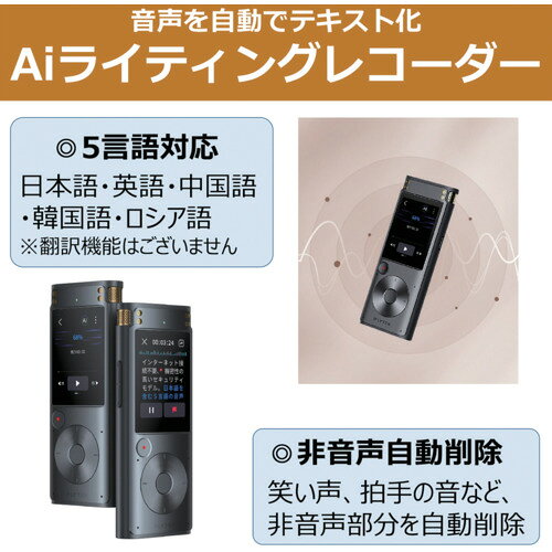 iFLYTEK AI ライティングレコーダー VOITER SR302 Pro
