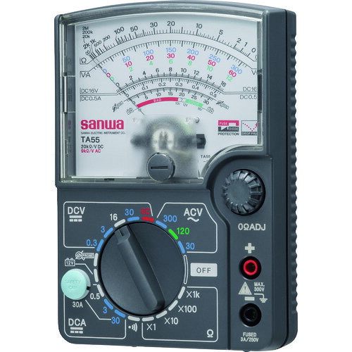 SANWA アナログマルチテスタ 自動車測定用