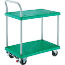 TRUSCO 樹脂製運搬車 グランカート 固定 4輪リングストッパー付 均等荷重300kg(4)