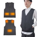 サンコー サイズ調整できる「ヒーターベスト」(2)