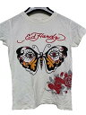 エドハーディー ed hardy レディース半袖Tシャツ ホワイト ドン・エド・ハーディー DON ED HARDY