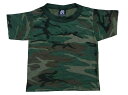 ロスコ ROTHCO 2〜3歳用 迷彩柄半袖Tシャツ グリーン 新品 アウトレット