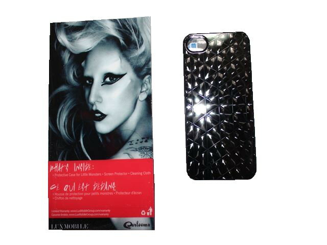 レディーガガ Lady GaGa アイフォンケース iPhone 4S GA2003 Vortex 新品 ブラック 黒