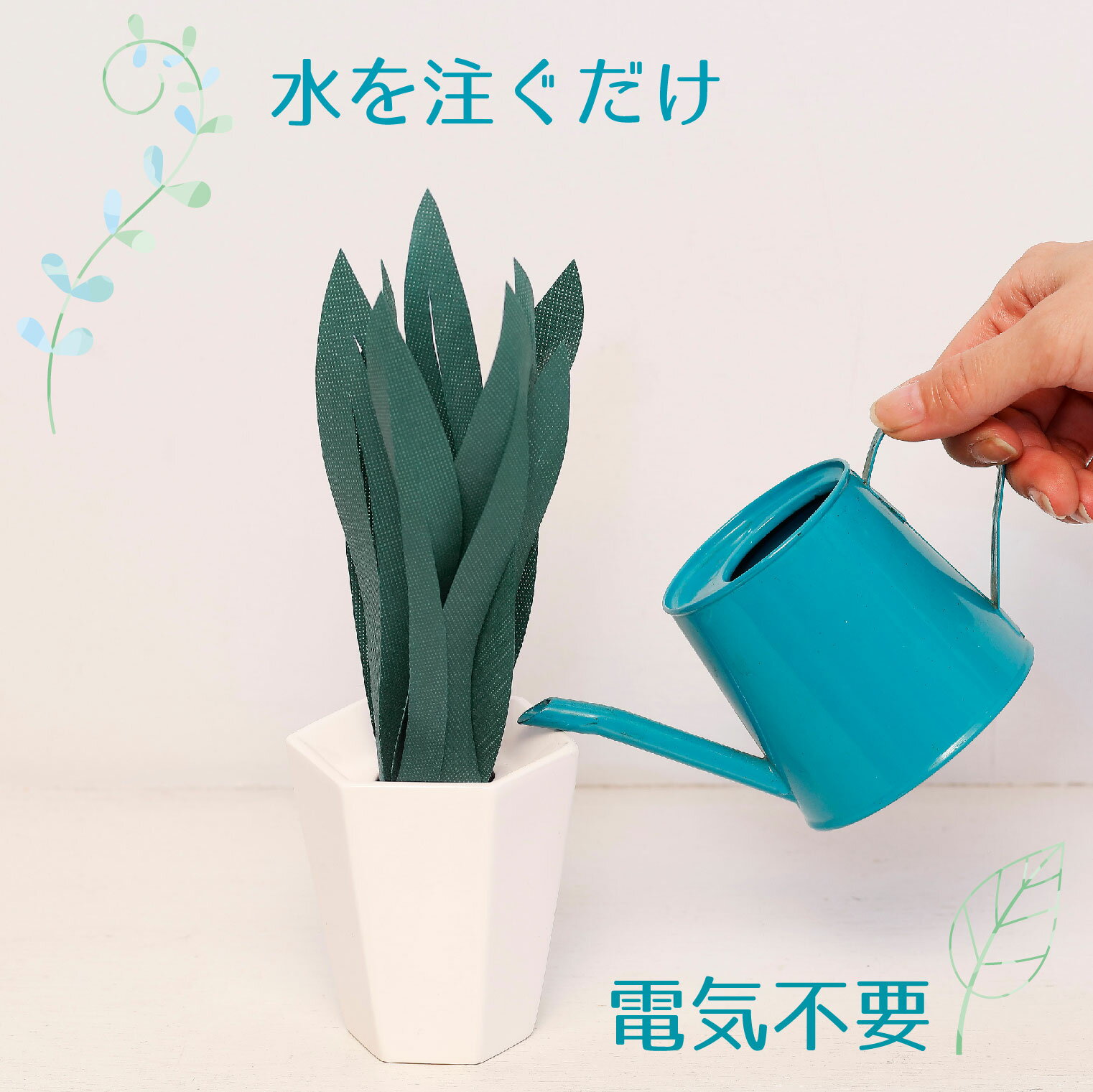 ペーパー加湿器 ミスティープランツ サンスベリ...の紹介画像2