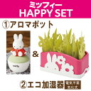 miffy 素焼きアロマポット+エコ加湿器 ミッフィーグッズ...
