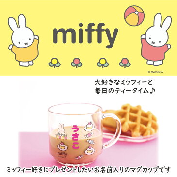 【名入れ】ミッフィー コップ 名入れ マグカップ プレゼント コップキャラクター 日本製 食洗器OK 入園祝い 入学祝い プレゼント miffy 食器 保育園 幼稚園 割れない トライタン ミッフィーグッズ 出産祝い ギフト 誕生日