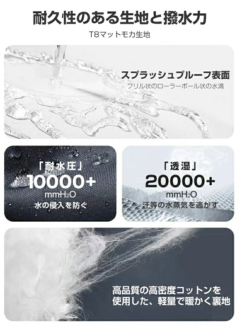 WAAYストアの⭐お買い物マラソン開催中！限定P10倍⭐ スノーボードウェア スキーウェア メンズ レディース ボードウェア スノボウェア ウェア スノーボード スキー スノボーウェア スノーウェア ジャケット 大きいウエア アノラック風 撥水防寒 保温 雪遊び 防風 男女兼用｜アングル2