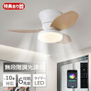 「✨夏得セール!限定10%OFFクーポン✨」シーリングファンライト led シーリングファン ファン付き照明 シーリングライト おし...