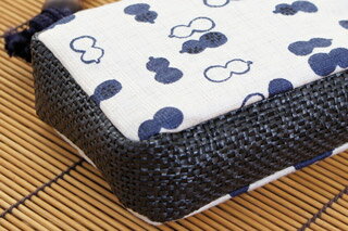 【追跡可能メール便対応可】小物入れ　マチ付き　アジロ風　日本製　綿100％　コットン　Ver.A〈8種類〉