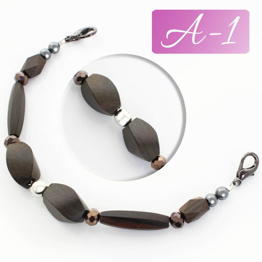 【送料弊社負担】男性用 紳士用 男物 マグネット羽織紐 国産 日本製 無双 おしゃれ用 街着用 太目ウッドビーズ 〈全3種類〉ブラウン ホワイト シルバーグレー ブルーグレー 茶色 白男女兼用 ユニセックス