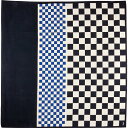 【送料込】 日本製 風呂敷 大判 90 サイズ 濱文様 「モダン市松」 市松 文様 古典 洗える ふろしき 綿 伝統 工芸 土産 ギフト 贈り物 ワイン 日本酒 一升瓶 お稽古 包む 飾る インテリア タペストリー カバー エコ バッグ 和 大布 日本 japan furoshiki メール便 送料込