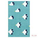 【送料込】 手ぬぐい 日本製 濱文様 「かもめ空」 かもめ カモメ 鳥 縦柄 和柄 晒 さらし 綿 サイズ タペストリー インテリア 飾る 土産 ギフト プレゼ...