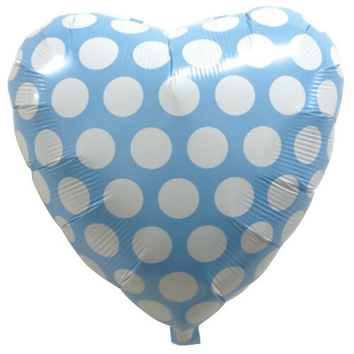 選択用18インチバルーン： NMパウダーブルーギュットドット（45cm）※セット商品の選択用のため、システ..