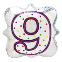 選択用18インチバルーン:NOパズルエイジ ”9”★(45cm)※セット商品の選択用のため、システム上1円となっておりますが、実際には1円では買えません。選択用...