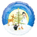 選択用18インチバルーン:XMウッドランド★(45cm)※セット商品の選択用のため、システム上1円となっておりますが、実際には1円では買えません。選択用1円商品...
