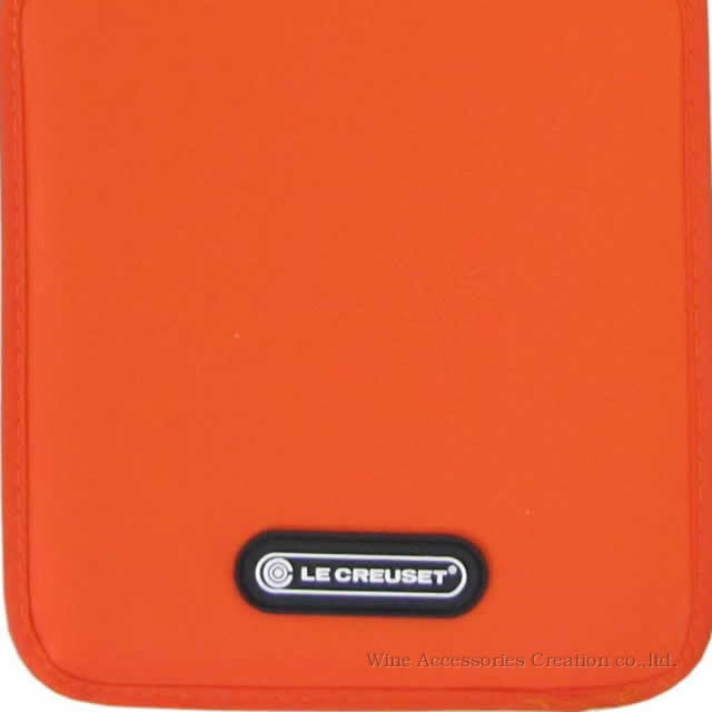 ワイングッズ特選通販店WACのLE CREUSET ル・クルーゼ アイスクーラー スリーブ オレンジ WA126OR ★ギフトラッピング有り商品｜アングル3
