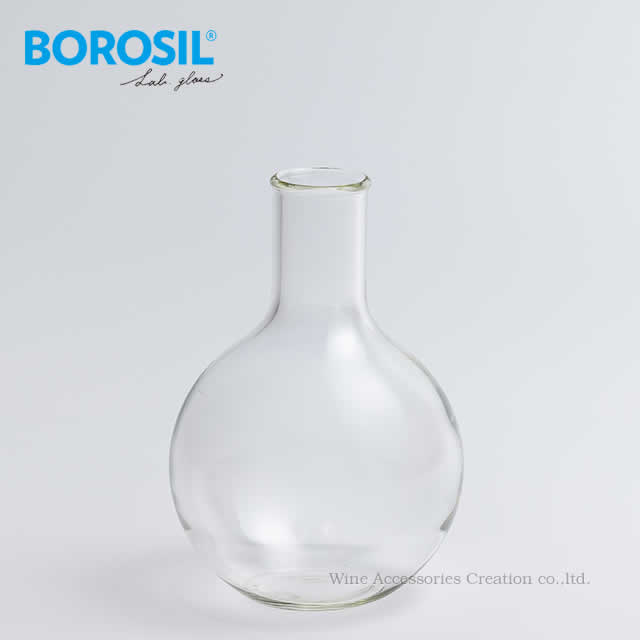 ワイングッズ特選通販店WACのBOROSIL ボロシル 平底フラスコ 1000 ブランク デキャンタ DK010BG ※ラッピング不可商品｜アングル3