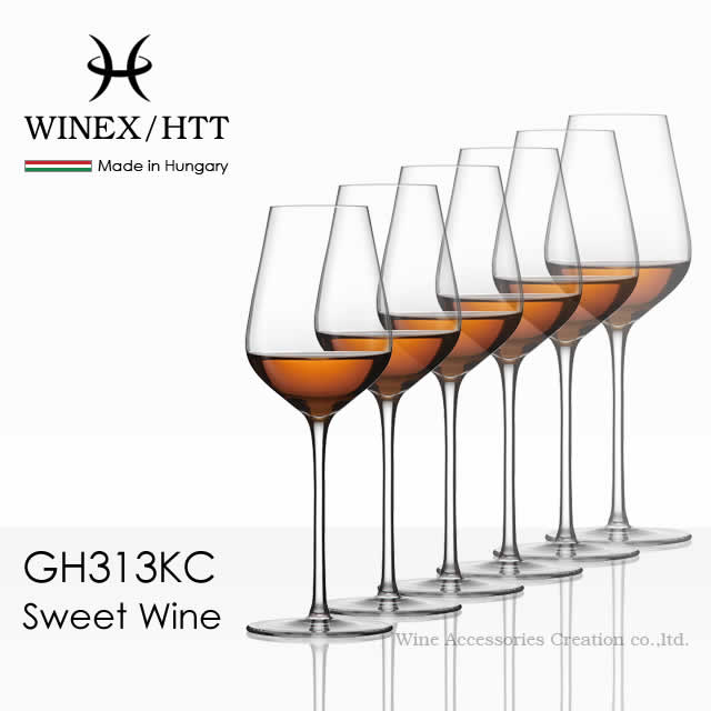 Rakuten - WINEX/HTT スイーツ ワイングラス 6脚セット【正規品】 GH313KCx6 ギフトラッピング不可商品