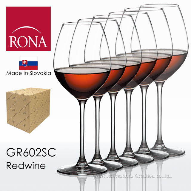 RONA ロナ ル ヴァン レッドワイングラス6脚セット GR602SCx6 ※ラッピング不可商品