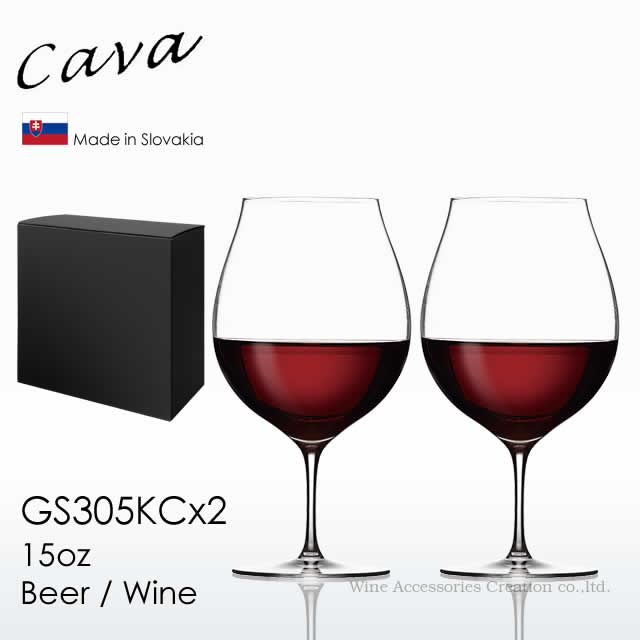 Rakuten - 木村硝子店 Cava サヴァ 15oz ビール／ワイン 460ml 2脚BOX入り 【正規品】 GS305KCx2
