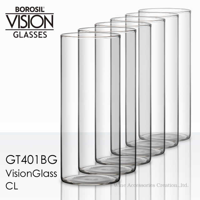 BOROSIL ボロシル ヴィジョングラス CL 450ml 6客セット 【正規品】 GT401BGx6(3)