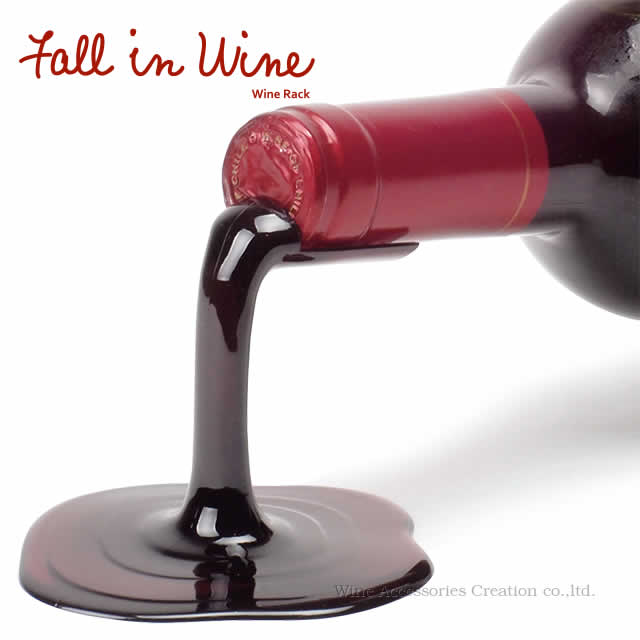 フォール イン ワイン ボトルホルダー レッド RK001RE Fall in Wine Red（3枚目）