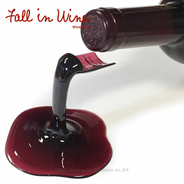 フォール イン ワイン ボトルホルダー レッド RK001RE Fall in Wine Red（2枚目）