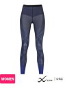 【GW期間限定！5000円以上で3%OFFクーポン】 C3fit シースリーフィット インパクトエアーロングタイツ レディース Impact Air Long Tights サポート 通気性 UVガード スポーツ トレーニング フィットネス 3FW14127 K