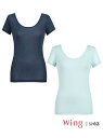 【SALE/10%OFF】【お得セット】 ウイング 春夏インナー2枚セット 【綿の贅沢オーガニック】 Wing ウイング インナー・ルームウェア その他のインナ...