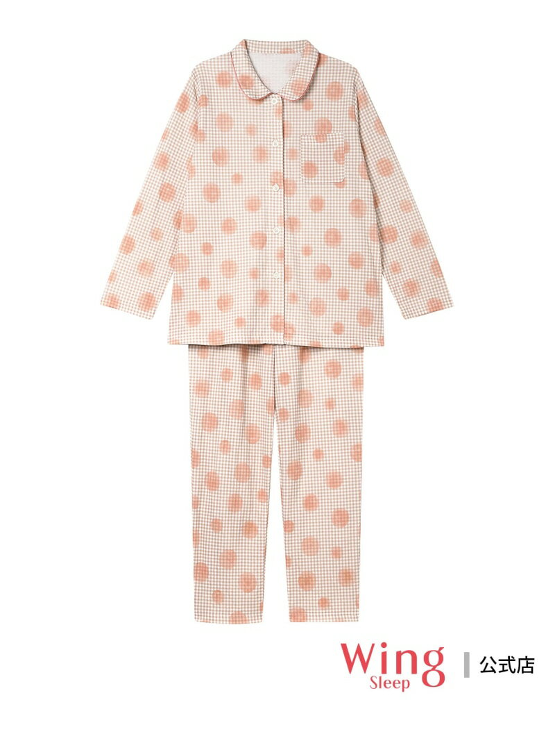 【SALE／20%OFF】ウイング パジャマ 綿100%(本体肌側) あったか 3Lまで対応 長袖 ...